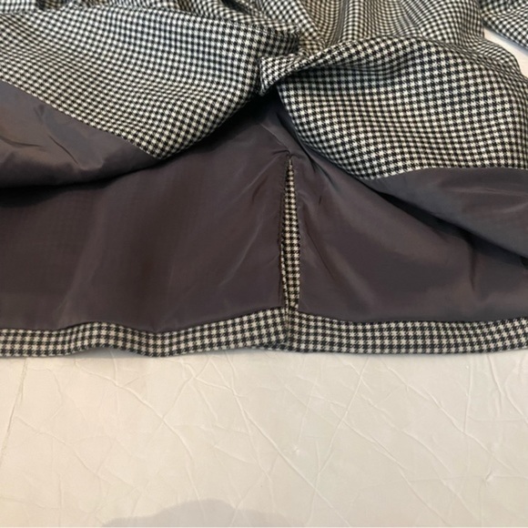 Talbots B&W checked wool Academia Blazer, 2 - Picture 7 of 12
